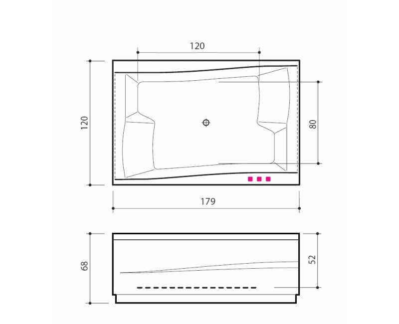 Balteco Ванна SCALA 192x120 см