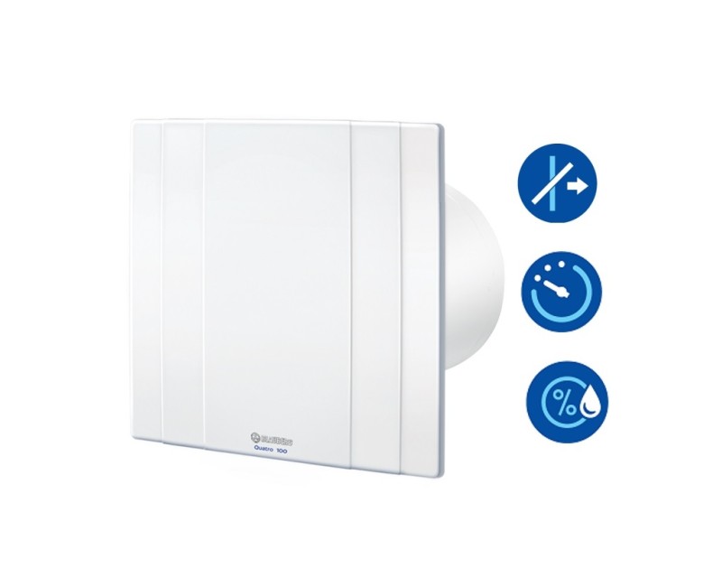 Blauberg Вентилятор Quatro 125H с таймером, датчик влаги