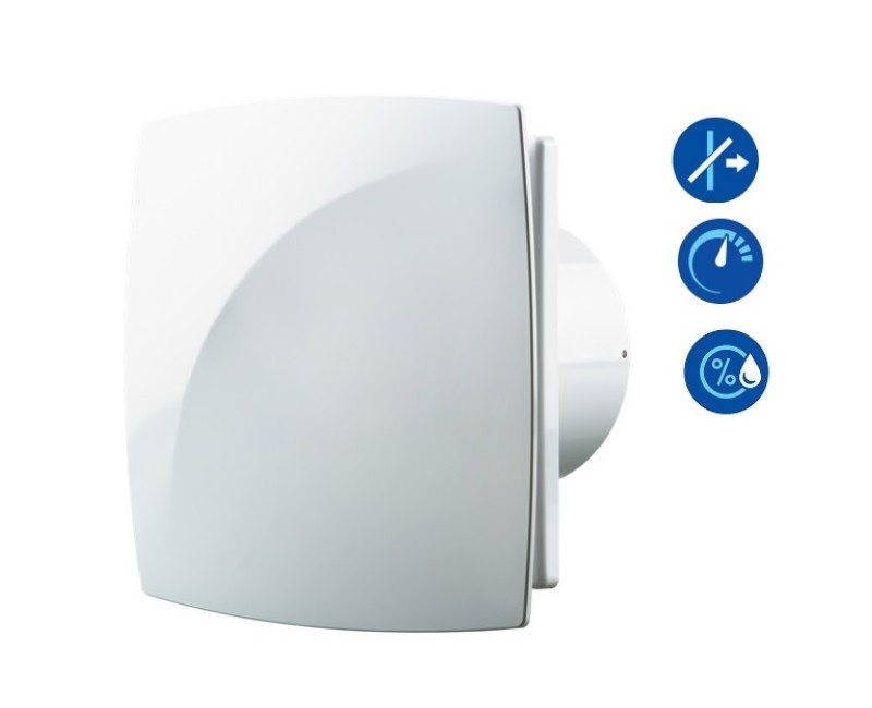 Blauberg Вентилятор MOON 100H с таймером, датчик влаги