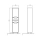 Akvarodos BOSTON Augstais skapis 195x40cm, BostonR Akvarodos BOSTON Augstais skapis 195x40cm, BostonR