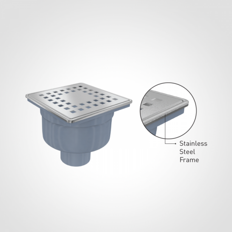 Valtemo Classic Smart Traps 10x10cm DN50, vertikāls VFD-712510 Valtemo Classic Smart Traps 10x10cm DN50, vertikāls VFD-712510