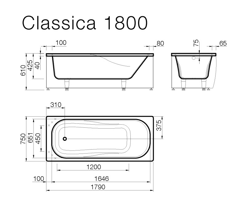 Vispool Vanna CLASSICA 180x75