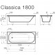 Vispool Vanna CLASSICA 180x75 Vispool Vanna CLASSICA 180x75
