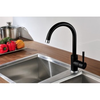 BLUE WATER COLORADO-Black mat Смеситель для кухни, чёрный