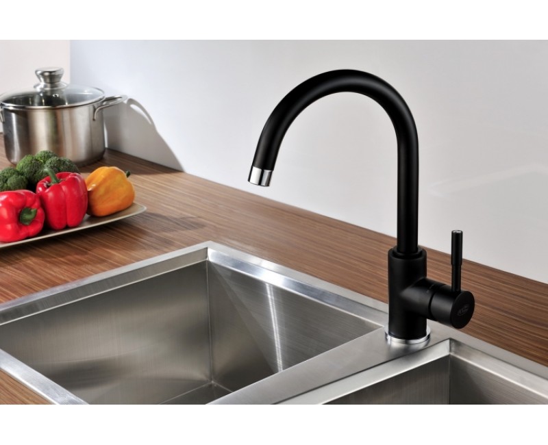 BLUE WATER COLORADO-Black mat Смеситель для кухни, чёрный