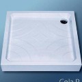 Roltechnik Kvadrātveida dušas paliktnis COLA P 900x900, balts