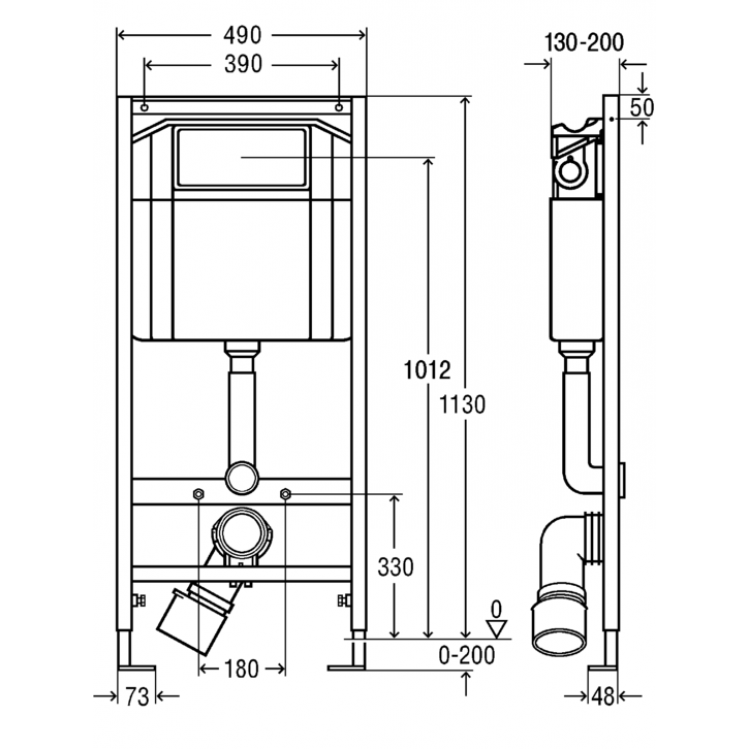 VIEGA WC MONTĀŽAS MODULIS 606671 VIEGA WC MONTĀŽAS MODULIS 606671