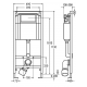 VIEGA WC MONTĀŽAS MODULIS 606671 VIEGA WC MONTĀŽAS MODULIS 606671