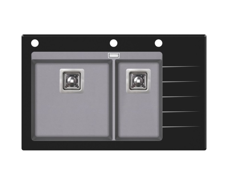 Aquasanita Delicia Plus Virtuves izlietne 860x540 mm GQD150-202B