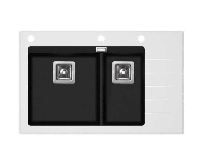 Aquasanita Delicia Plus Кухонная мойка 860x540 mm GQD150-601W