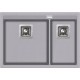 Aquasanita DELICIA Virtuves izlietne 650x455 mm SQD150AW-202 Aquasanita DELICIA Virtuves izlietne 650x455 mm SQD150AW-202