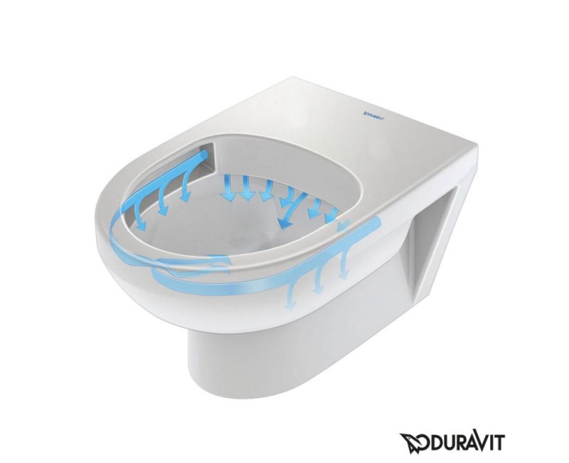 Duravit DuraStyle Basic Rimless Унитаз подвесной с SC крышкой, 45620900A1