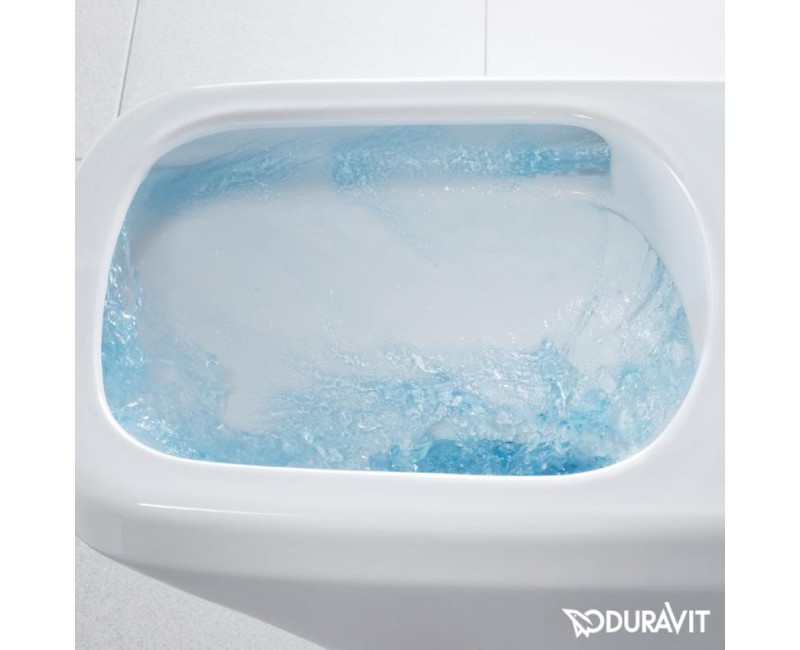Duravit DuraStyle Basic Rimless Унитаз подвесной с SC крышкой, 45620900A1