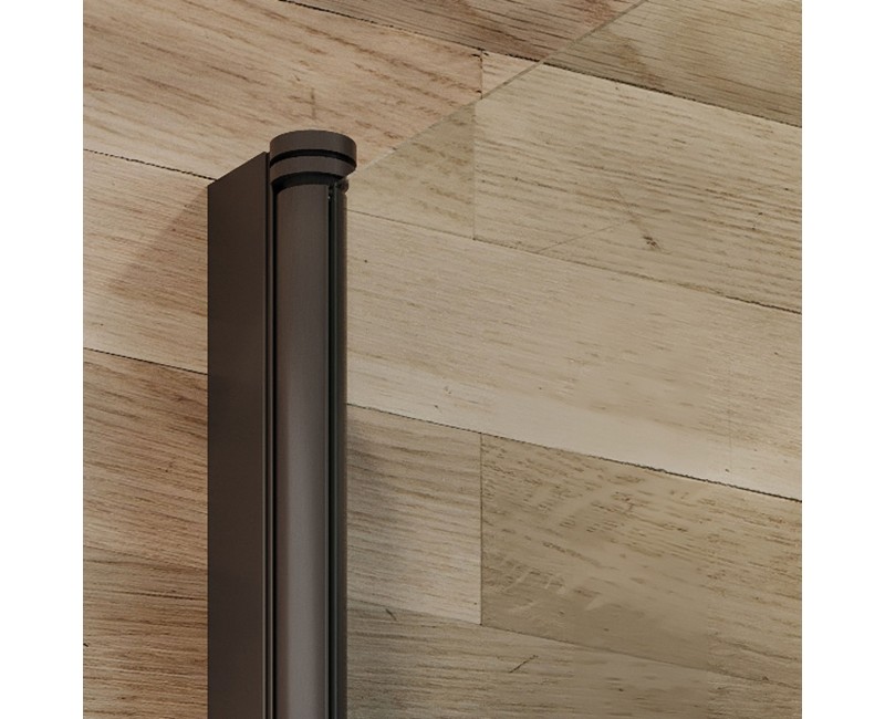 Duschy BLACK Душевая дверь 80 см, 5242-80