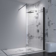 Duschy Dušas siena Wall Black 90 cm, 5472-90