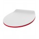 Duschy SLIM SENSE WC Soft Close poda vāks, sarkans 805-43 Duschy SLIM SENSE WC Soft Close poda vāks, sarkans 805-43
