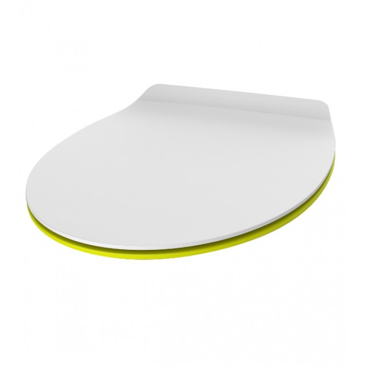 Duschy SLIM SENSE WC Soft Close poda vāks, zaļš 805-44 Duschy SLIM SENSE WC Soft Close poda vāks, zaļš 805-44