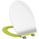 Duschy SLIM SENSE WC Soft Close poda vāks, zaļš 805-44 Duschy SLIM SENSE WC Soft Close poda vāks, zaļš 805-44