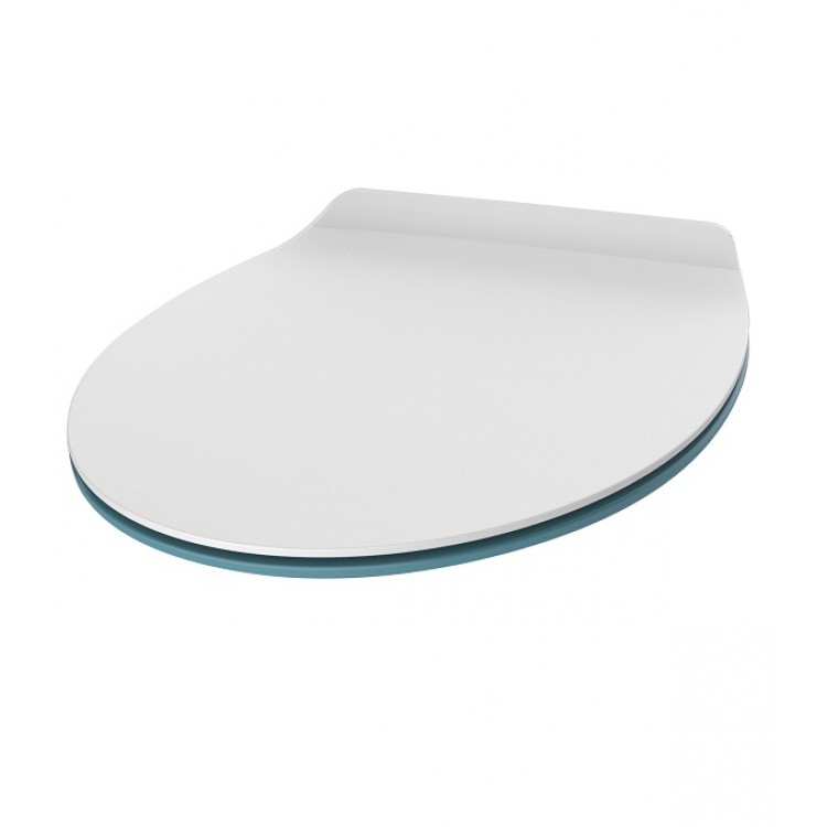 Duschy SLIM SENSE WC Soft Close poda vāks, zils 805-45 Duschy SLIM SENSE WC Soft Close poda vāks, zils 805-45