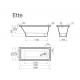 Vispool Прямоугольная ванна ETTE 170 x 70 Vispool Прямоугольная ванна ETTE 170 x 70