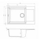 Elleci Virtuves izlietne Easy-310 79x50cm, pelēka Elleci Virtuves izlietne Easy-310 79x50cm, pelēka