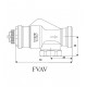 PURMO Radiatora termostatiskais vārts FVAV 15-N15R aksiāls