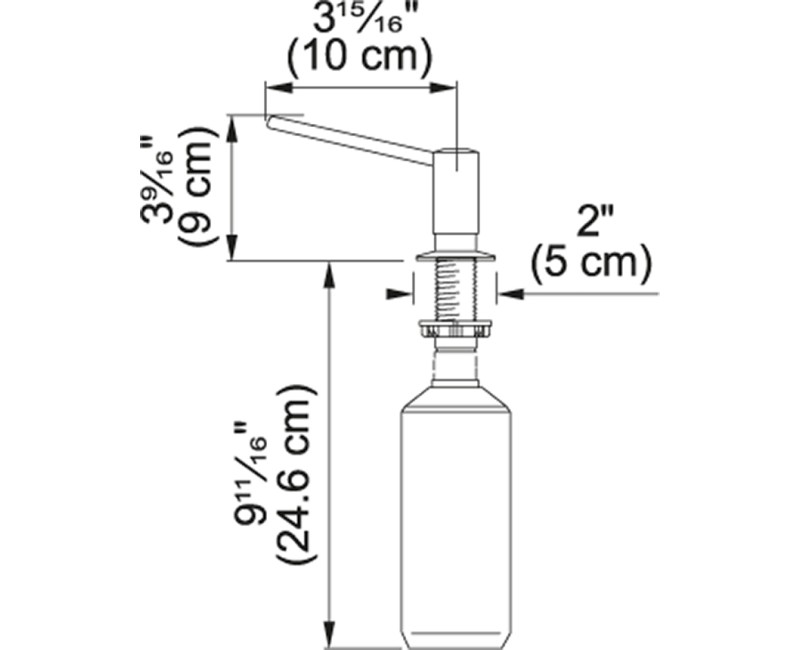 Franke FRANKE NOVITA Dozators, 119.0150.262