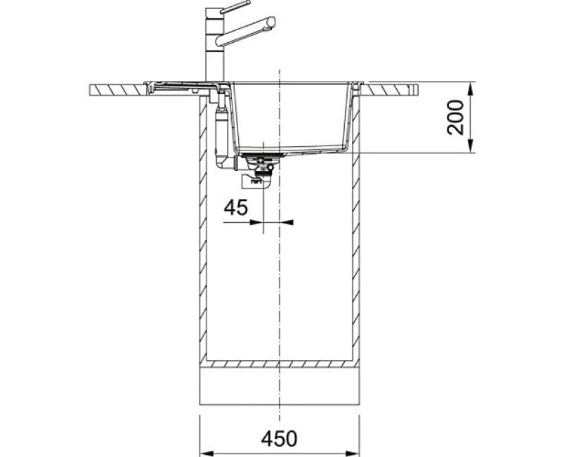 FRANKE Tectonite Кухонная мойка SIRIUS 62x50 cm, S2D 611-62, Arktis weiss