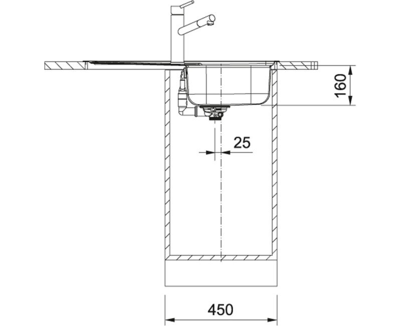 FRANKE Кухонная мойка SPARK 79x50 см, SKX 611-79