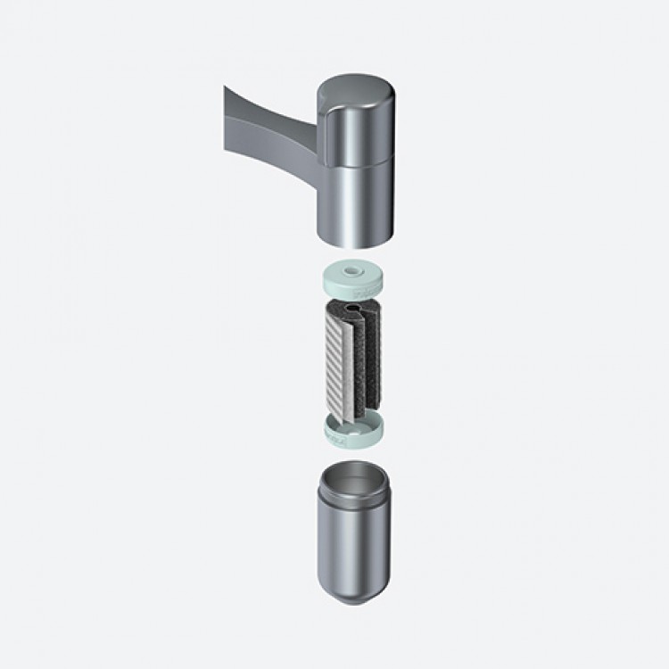 FRANKE VITAL Filtrētā ūdens jaucējkrāns, hroms/gunmetal FRANKE VITAL Filtrētā ūdens jaucējkrāns, hroms/gunmetal