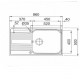 FRANKE Virtuves izlietne RAPID 86x50 cm, RPX 611-86XL, 101.0498. FRANKE Virtuves izlietne RAPID 86x50 cm, RPX 611-86XL, 101.0498.