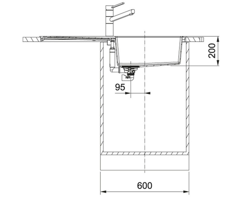 FRANKE Tectonite Кухонная мойка SIRIUS 100x51 cm, S2D 611-100, Arktis weis