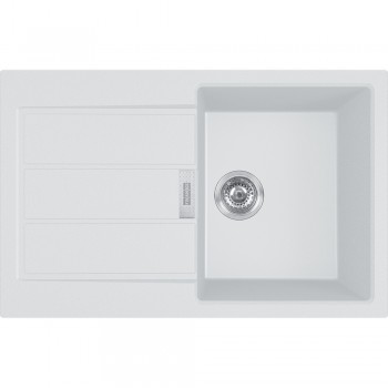 FRANKE Tectonite Virtuves izlietne SIRIUS 78x50 cm, S2D 611-78, Arktis Weiss