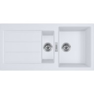 FRANKE Tectonite Virtuves izlietne SIRIUS 100x50 cm, S2D 651 Arktis weiss