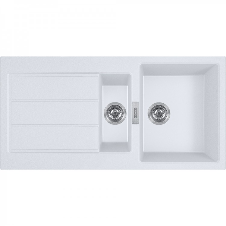 FRANKE Tectonite Virtuves izlietne SIRIUS 100x50 cm, S2D 651 Arktis weiss FRANKE Tectonite Virtuves izlietne SIRIUS 100x50 cm, S2D 651 Arktis weiss