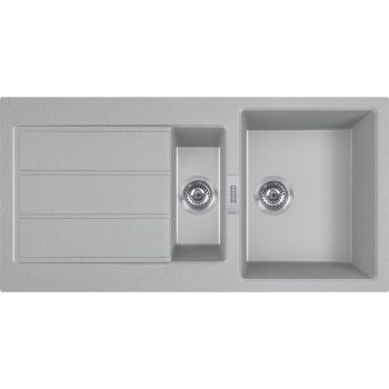 FRANKE Tectonite Virtuves izlietne SIRIUS 100x50 cm, S2D 651 urban grey