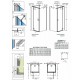 Radaway Taisnstūra dušas kabīne Fuenta New KDJ+S 90x90 cm Radaway Taisnstūra dušas kabīne Fuenta New KDJ+S 90x90 cm