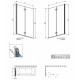 Radaway vannas sieniņa Funta New PND 100 cm Radaway vannas sieniņa Funta New PND 100 cm