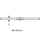 Geberit CleanLine60 Dušas kanāls 30-90cm, 154.456.KS.1 Geberit CleanLine60 Dušas kanāls 30-90cm, 154.456.KS.1