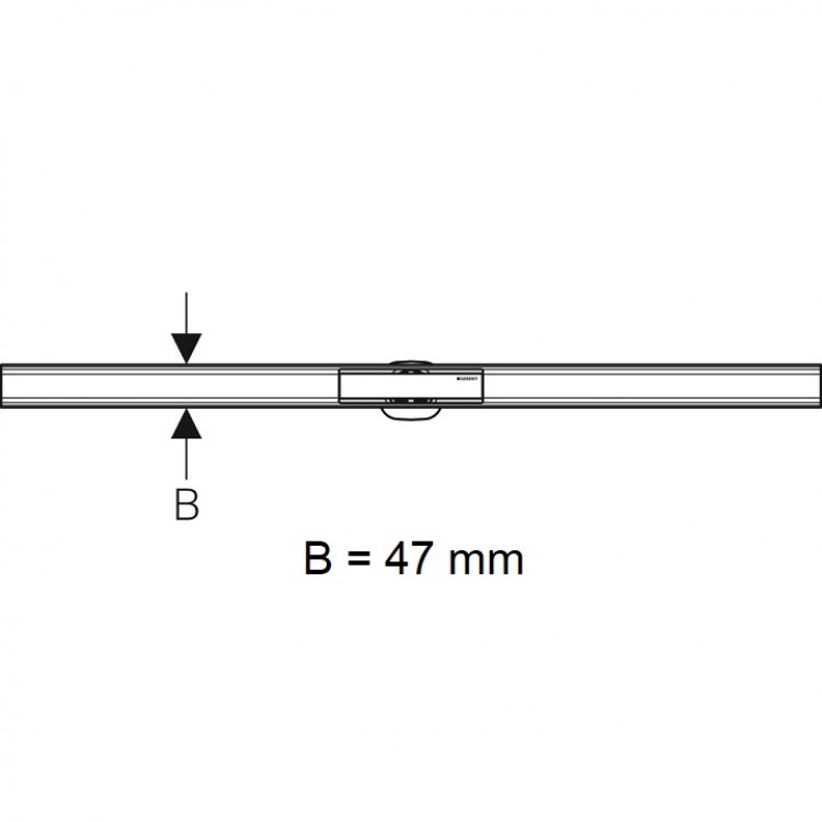 Geberit CleanLine60 Dušas kanāls 30-130cm, 154.459.00.1 Geberit CleanLine60 Dušas kanāls 30-130cm, 154.459.00.1