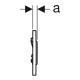 Geberit Sigma10 Pisuāra pneimatiskā poga, 116.015.KM.1 Geberit Sigma10 Pisuāra pneimatiskā poga, 116.015.KM.1