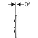 Geberit Sigma30 Pisuāra pneimatiskā poga, 116.017.KL.1 Geberit Sigma30 Pisuāra pneimatiskā poga, 116.017.KL.1