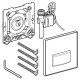Geberit Sigma50 Pisuāra pneimatiskā poga, 116.016.GH.1 Geberit Sigma50 Pisuāra pneimatiskā poga, 116.016.GH.1