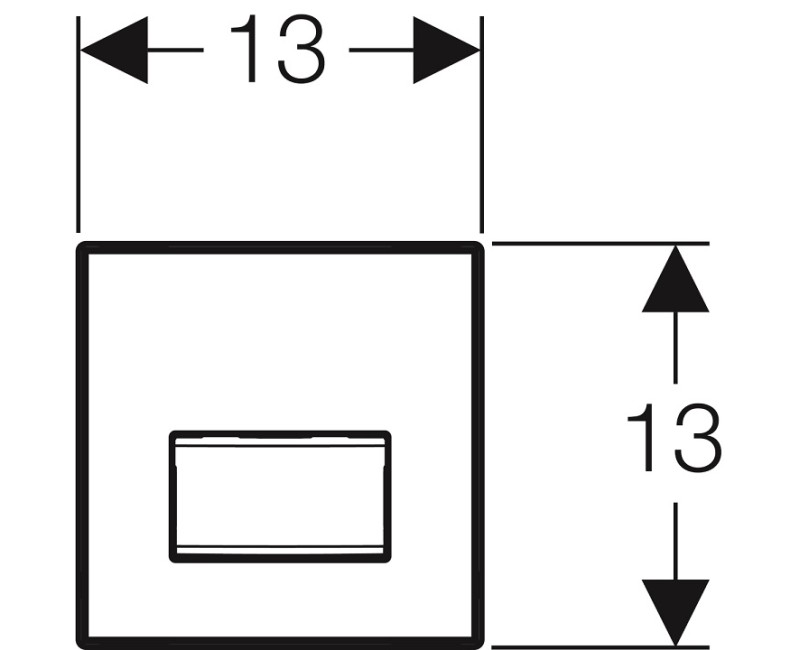 Geberit Sigma50 Система управления смывом писсуара, 116.016.DW.5
