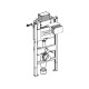 Geberit Montāžas rāmis WC podam Duofix Omega, 111.030.00.1 Geberit Montāžas rāmis WC podam Duofix Omega, 111.030.00.1