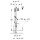 Geberit Montāžas rāmis WC podam Duofix Omega, 111.060.00.1 Geberit Montāžas rāmis WC podam Duofix Omega, 111.060.00.1