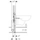 Geberit Montāžas rāmis WC podam Duofix Sigma, 111.796.00.1 Geberit Montāžas rāmis WC podam Duofix Sigma, 111.796.00.1
