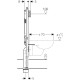 Geberit Montāžas rāmis WC podam Duofix Sigma, 111.796.00.1 Geberit Montāžas rāmis WC podam Duofix Sigma, 111.796.00.1