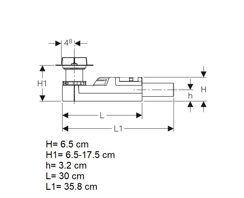 Geberit Монтажный комплект, к каналам CleanLine, 154.152.00.1