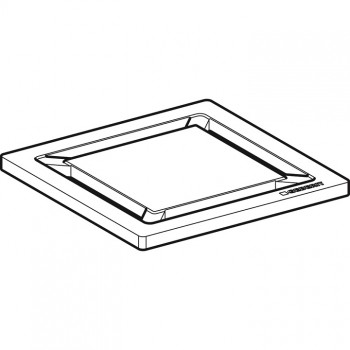 Geberit Дизайнерская решетка Geberit Square, 154.312.00.1